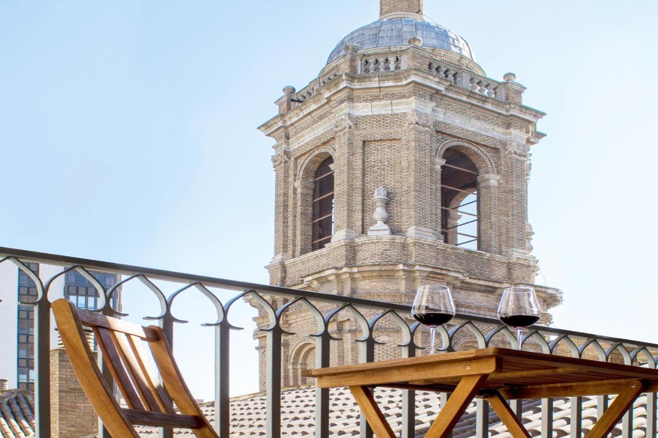 Apartamento Con Vistas En Centro Historico Zaragoza Exteriör bild